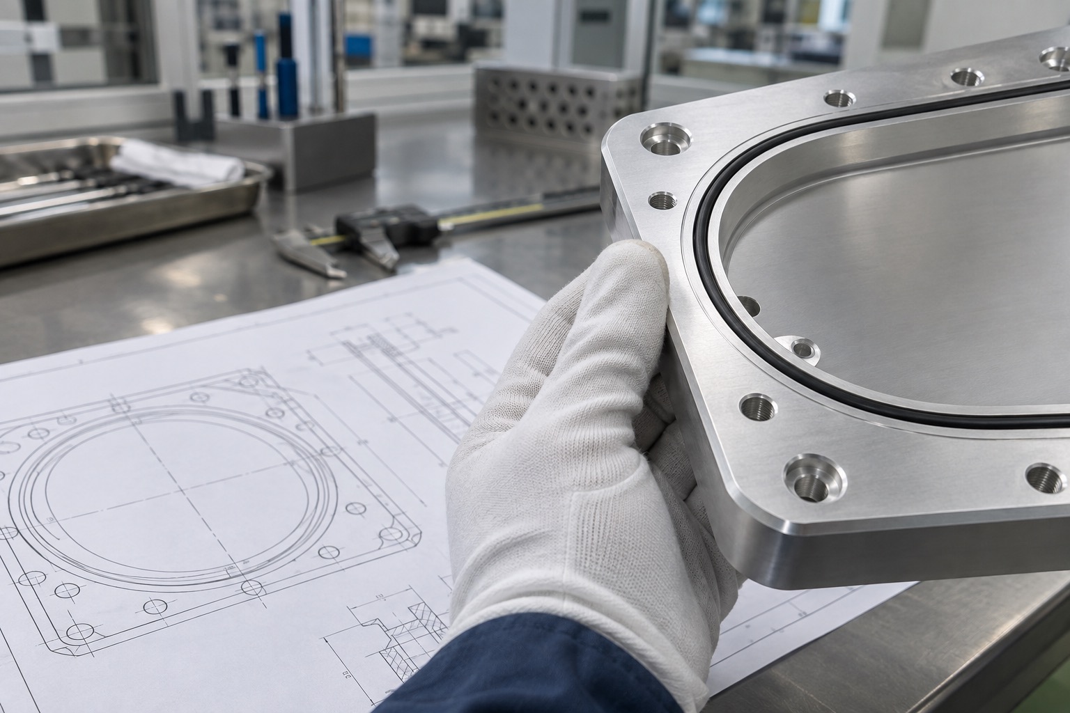 铝合金真空腔体端板加工如何控制平面度和密封槽？